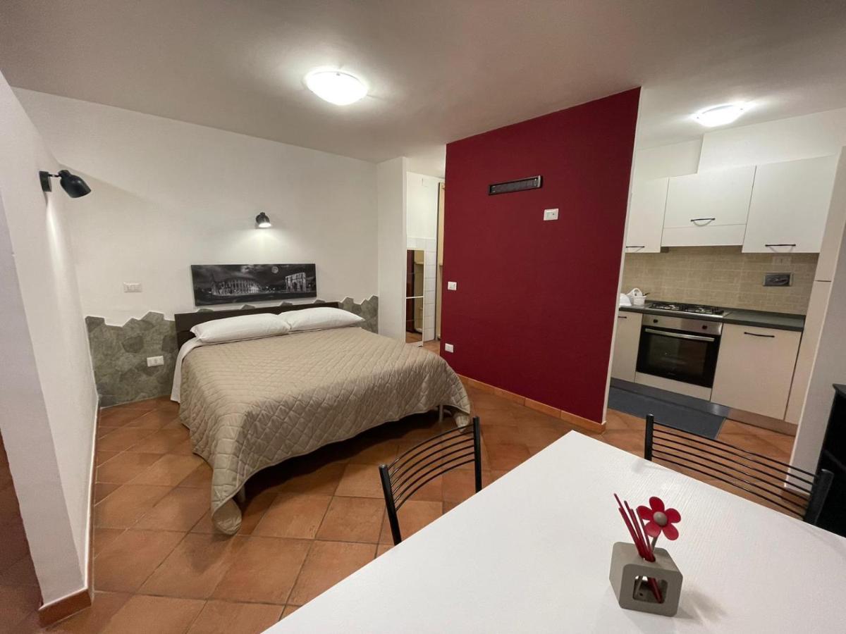 Ground Floor Studio - Monolocale Max 2 Ospiti - Fiumicino Aeroporto E Fiera - Self Check-In Daire Dış mekan fotoğraf
